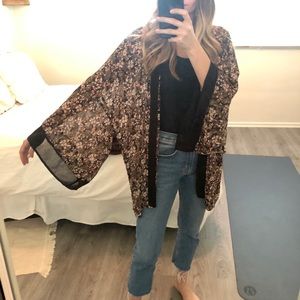Floral Sheer Kimono - S/M